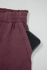 Mineral Red Mineral Wash Cargo Patched Pocket Utility Sweatpants