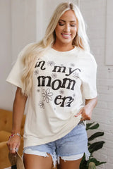 Jet Stream In My mom Era Graphic Loose Casual Tee