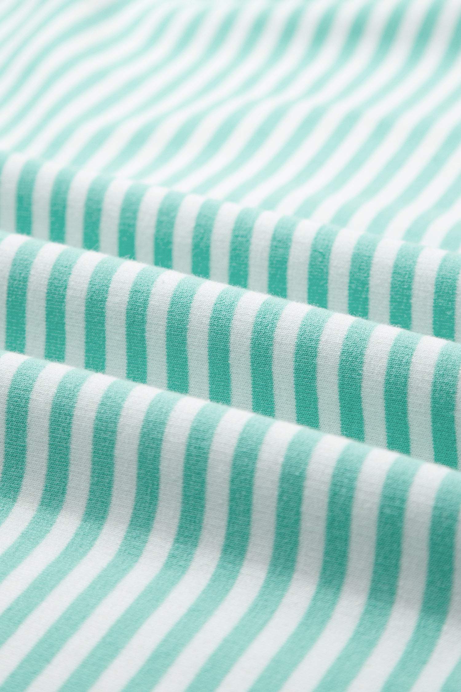 Sky Blue Stripe Oversize Mock Neck Sweatshirt and Shorts Set