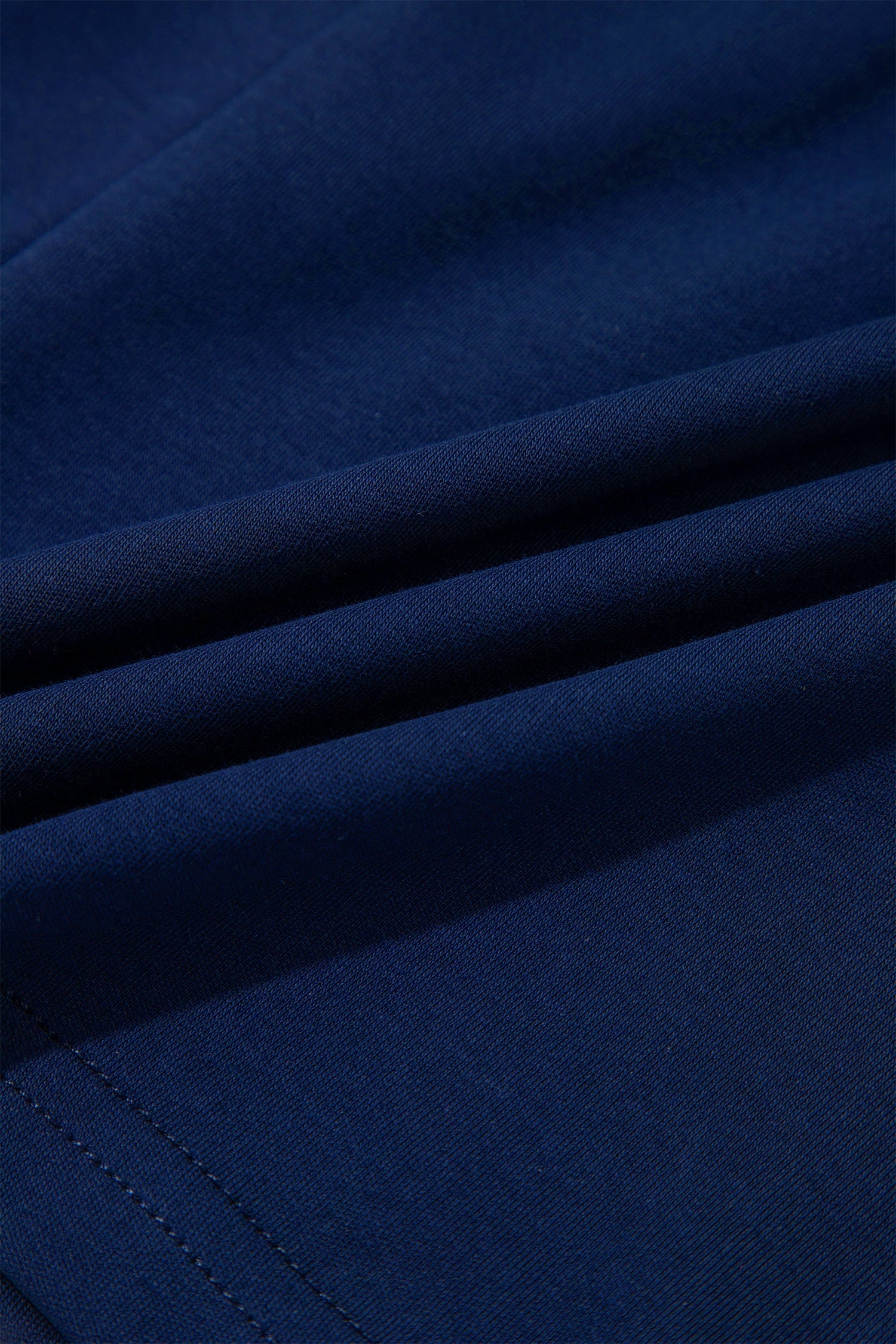 Dirty blue Contrast Trim U Neck Sleeveless Mini Dress