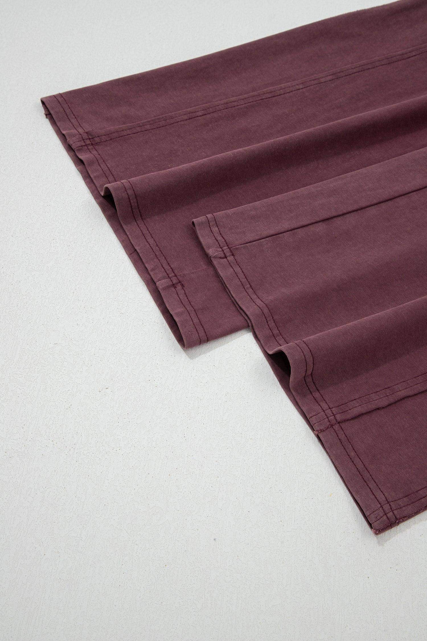 Mineral Red Mineral Wash Cargo Patched Pocket Utility Sweatpants