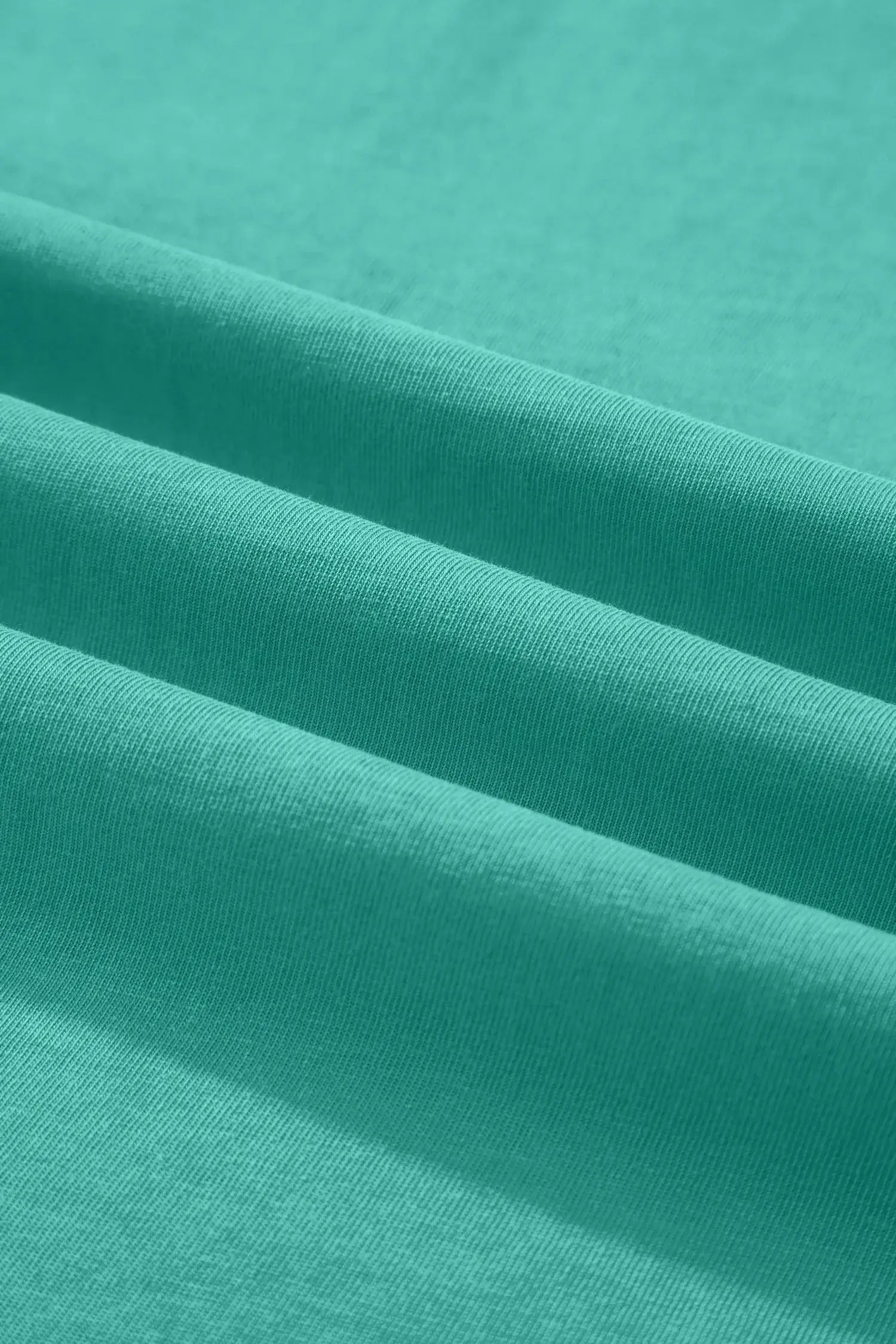 Mint Green Cotton Mineral Wash T Shirt