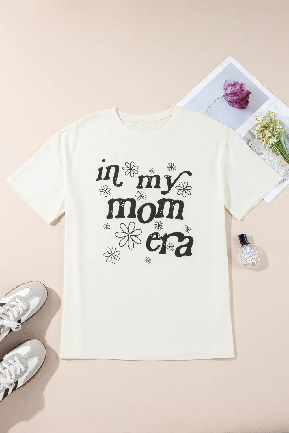 Jet Stream In My mom Era Graphic Loose Casual Tee