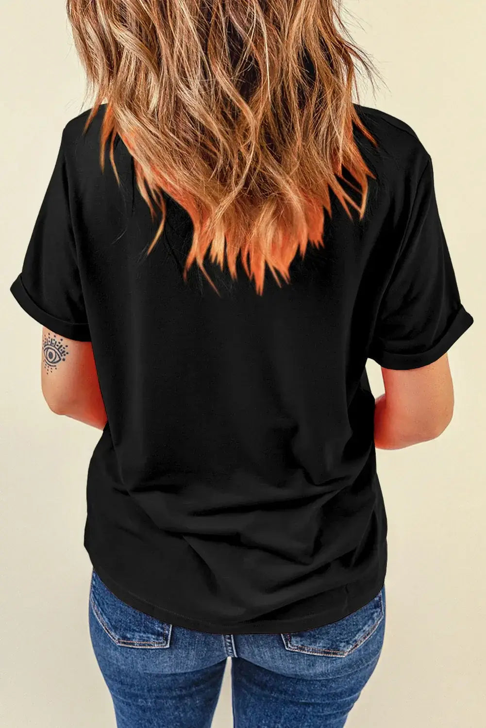 Mint Green Casual Plain Crew Neck Tee