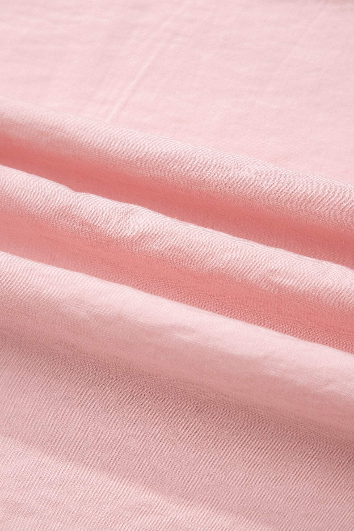 Light Pink Scallop Color Block Trim Puff Sleeve Mini Dress
