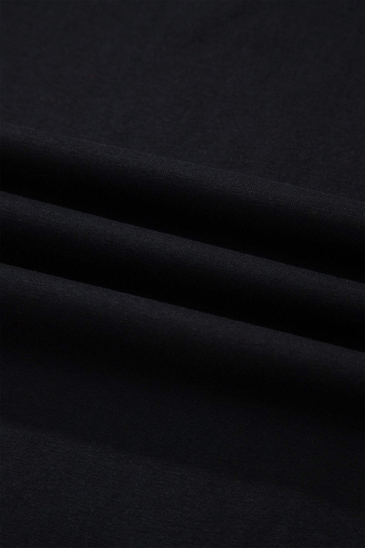 Black Varsity Striped Short Sleeve Crew Neck T Shirt