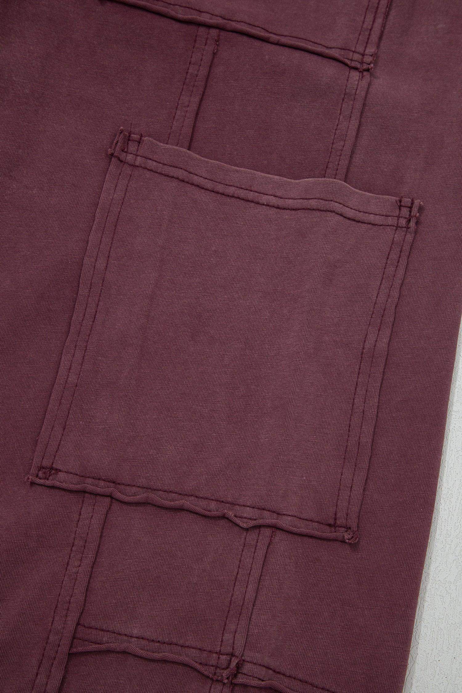 Mineral Red Mineral Wash Cargo Patched Pocket Utility Sweatpants
